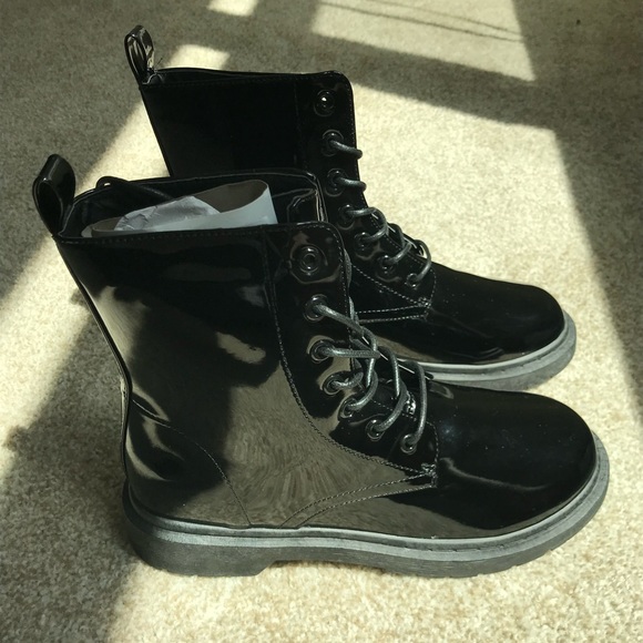 Wild Diva Ankle High Lace Up Boots - Picture 2 of 6